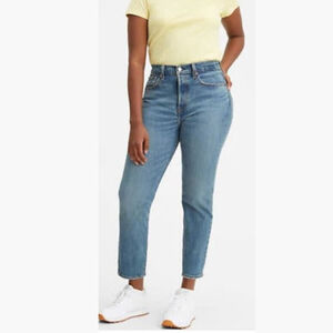 Levi's Wedgie Icon Fit Jeans Blue Women’s Size 25 High Rise Straight Tapered Leg